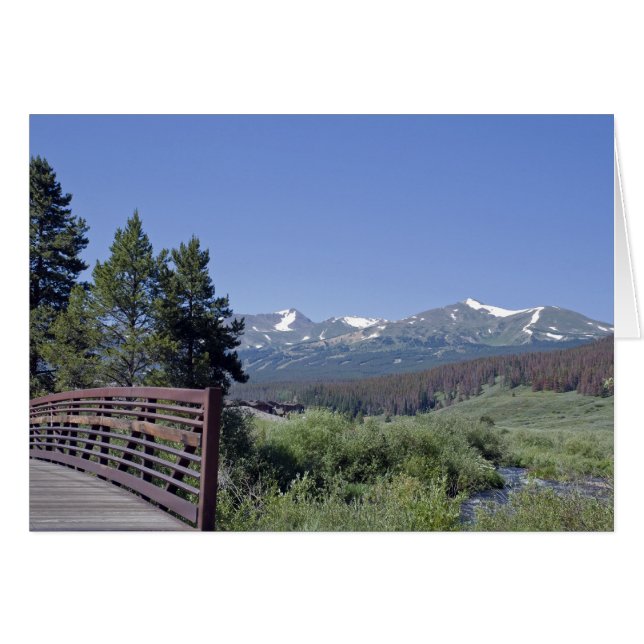 Breckenridge Colorado Bike Bridge (Vorderseite (Horizontal))