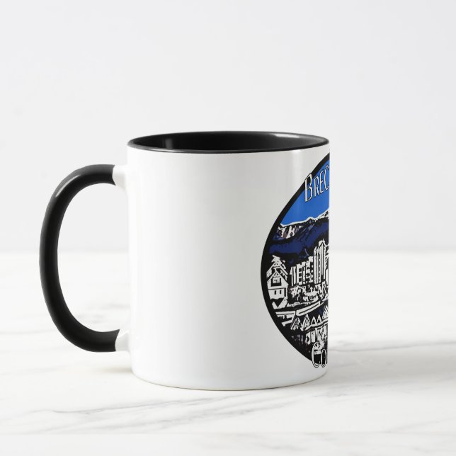 Breckenridge Colorado landschaftliche Tasse (Links)