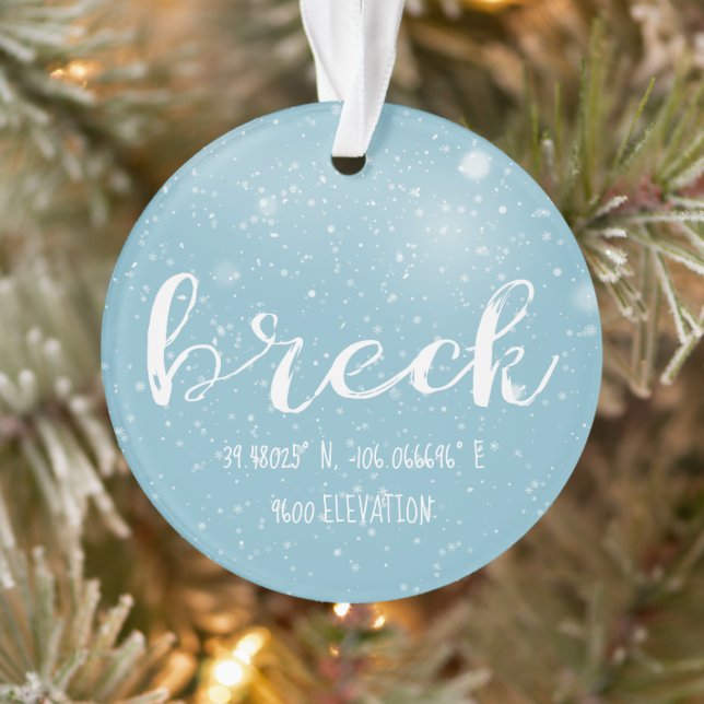Breckenridge Colorado Latitude et longitude (Arbre)