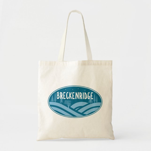 Breckenridge Colorado Outdoors Tragetasche (Vorne)