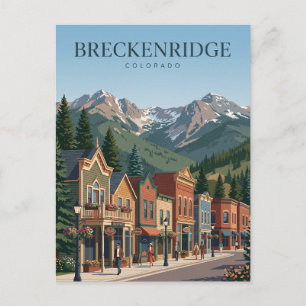Breckenridge Colorado Postkarte