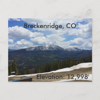 Breckenridge, Colorado Postkarte