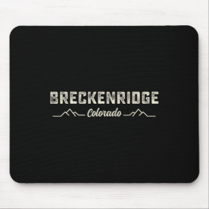 Breckenridge Colorado Skifahren Berg Snowboarden Mousepad