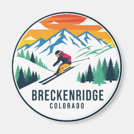 Breckenridge Colorado Skifahrer Magnet