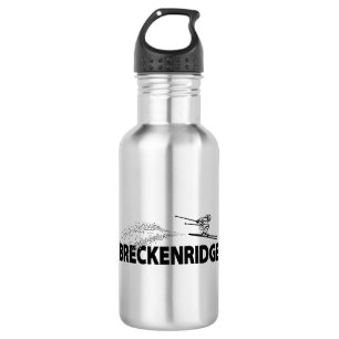 Breckenridge Colorado Skispringer Edelstahlflasche