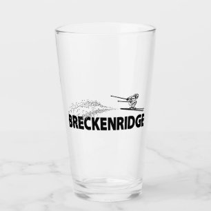 Breckenridge Colorado Skispringer Glas