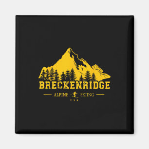 Breckenridge Colorado Usa Skigebiet Alpin Skifahre Magnet