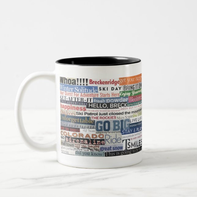Breckenridge Coolage Zweifarbige Tasse (Links)