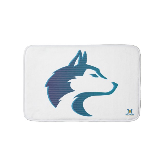 Breckenridge-Huskies #3 Badematte (Vorderseite)