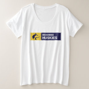 Breckenridge-Huskies #6 Große Größe T-Shirt