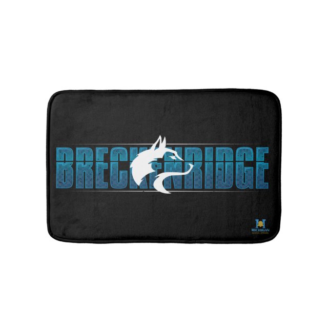 Breckenridge-Huskies #7 Bath Mat Badematte (Vorderseite)