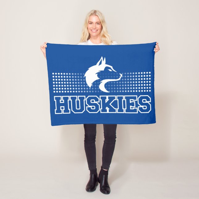 Breckenridge-Huskies Fleecedecke (Beispiel)