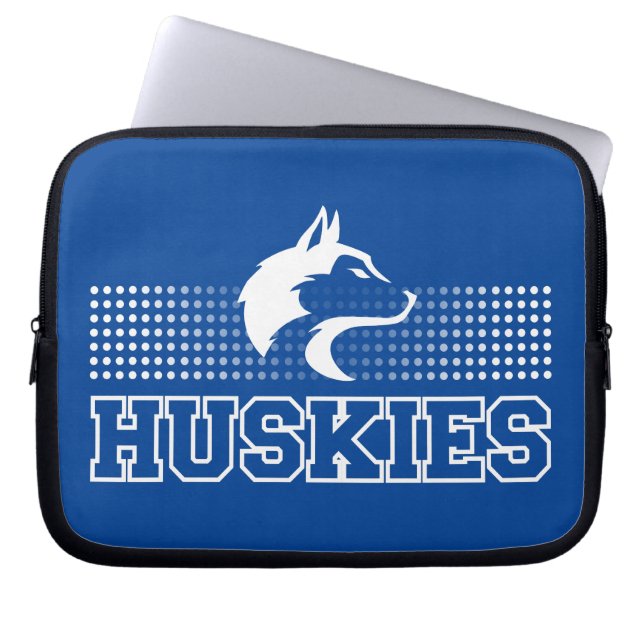 Breckenridge-Huskies Laptopschutzhülle (Vorderseite)
