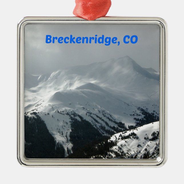 Breckenridge, Silbernes Ornament (Vorne)