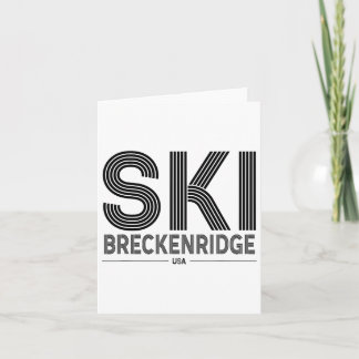 Breckenridge Ski Resort Usa Rocky Mountains Americ Karte