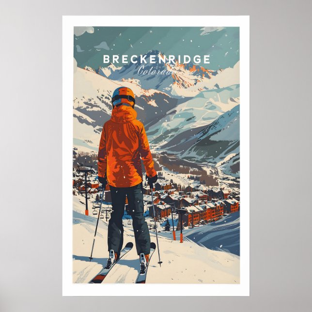 Breckenridge-Skiposter 1 Poster (Vorne)