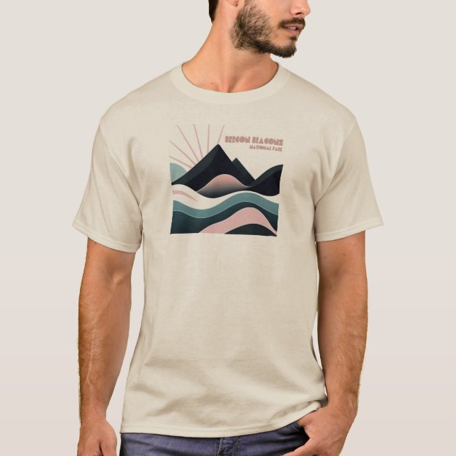 Brecon Beacons Nationalpark Kolored Hills T-Shirt (Vorderseite)