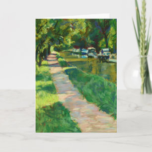 Brecon u. Monmouth Kanal-Kunst-Gruß-Karte Karte