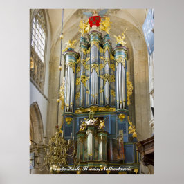 Breda Grote Kerk, Niederlande Poster