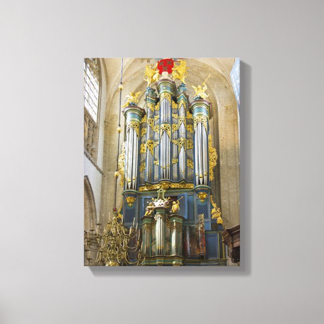 Breda Grote Kerk Orgel Leinwanddruck (Vorderseite)