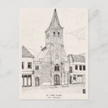 Breda Niederländische Vintage-Architektur-Skizzenk