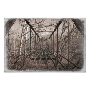 Breedens Brücke, Indiana-Foto drucken Fotodruck