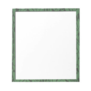 BREEN-Blätter-Grenze Notizblock