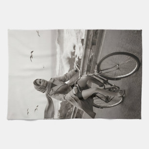 Breeze vintage monochrom Küchenhandtuch Geschirrtuch