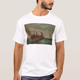 Breezing (A Fair Wind) von Winslow Homer T-Shirt