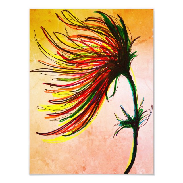 Breezy Floral Fotodruck (Vorne)