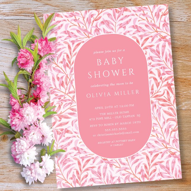 Breezy Leaf Baby Dusche Einladung (Von Creator hochgeladen)