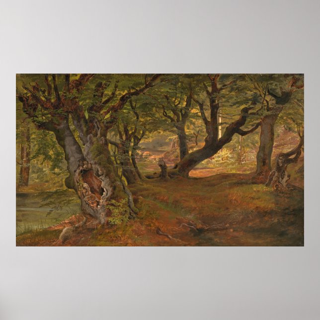 Bregentved Forest - Frederik Sødring Kunstmuseum Poster (Vorne)