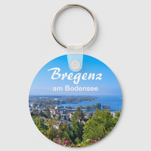 Bregenz am Bodensee Souvenir Schlüsselanhänger (Vorderseite)