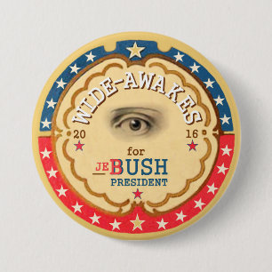 Breit-Wacht für Jeb Bush 2016 auf Button