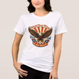 Breite deine Flügel aus Tri-Blend Shirt