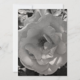 BREITE EINLADUNG Flachkarte ROSE STIL DESIGN