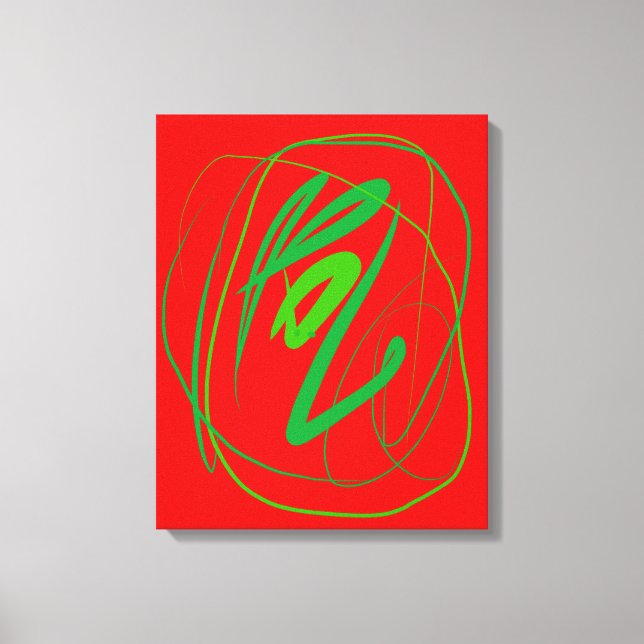 Breite Geste Stretched Canvas Print Leinwanddruck (Vorderseite)
