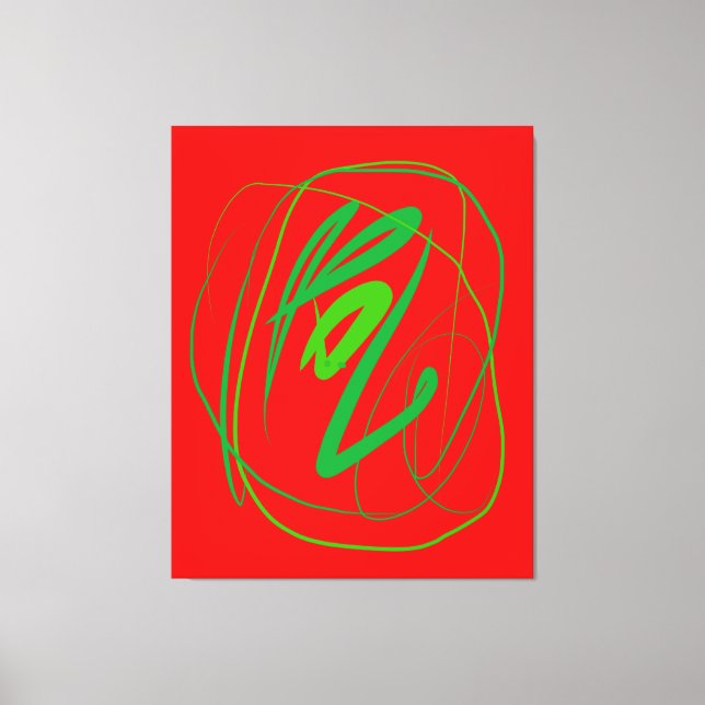 Breite Geste Stretched Canvas Print Leinwanddruck (Vorderseite)