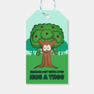 Breite Liebe aus - Umarme einen Baum Geschenkanhänger