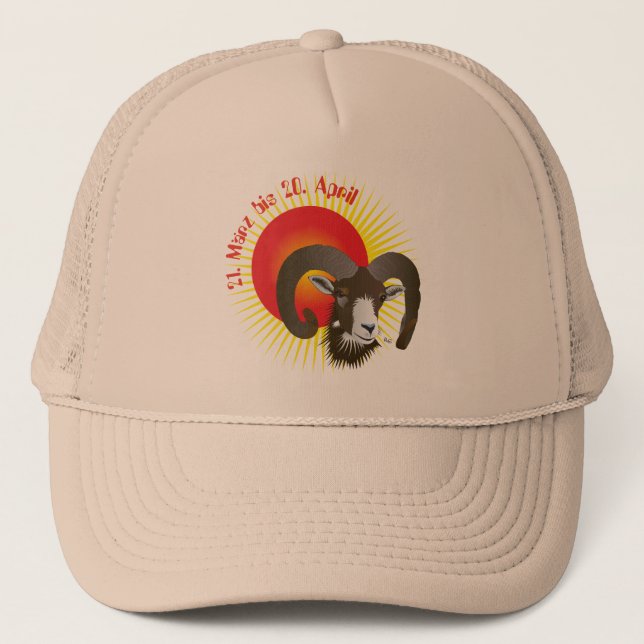 Breite — Sternzeichen Truckerkappe (Vorderseite)