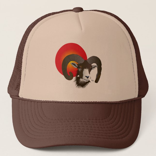 Breite — Sternzeichen Truckerkappe (Vorderseite)