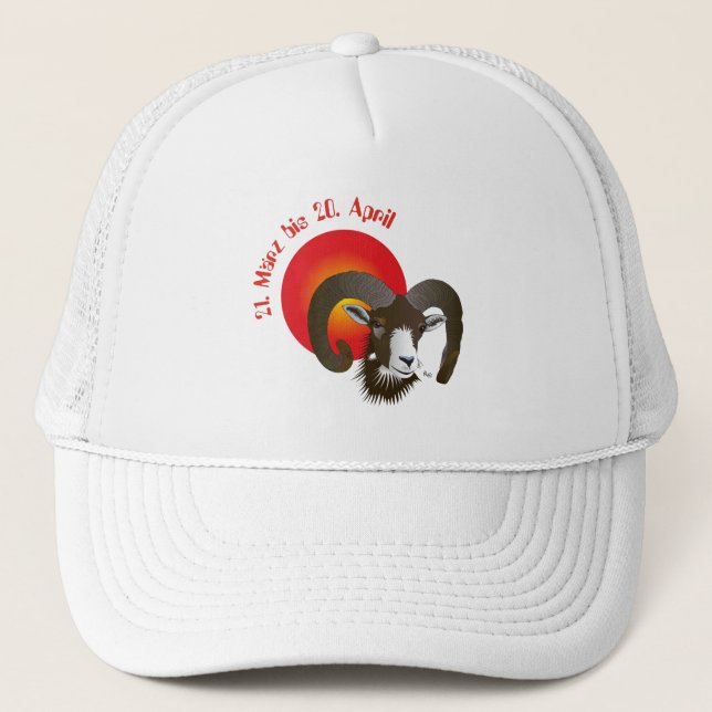 Breite — Sternzeichen Truckerkappe (Vorderseite)