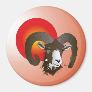Breite - Tierkreiszeichen Magnet