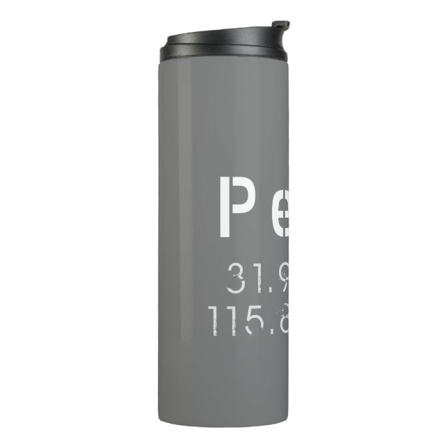 Breite und Länge Thermosbecher (Nach links gedreht)