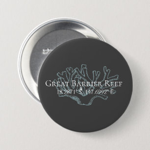 Breitengrad des Great Barrier Reef Button