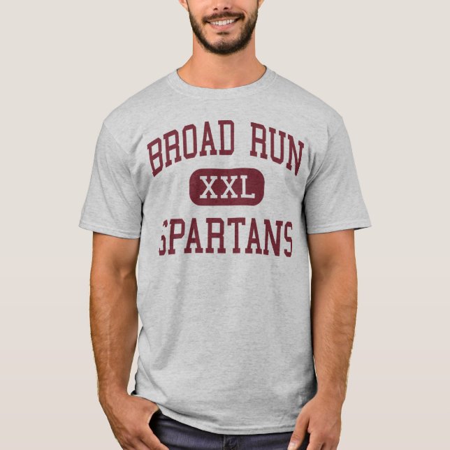 Breiter Lauf - Spartans - hoch - Ashburn Virginia T-Shirt (Vorderseite)