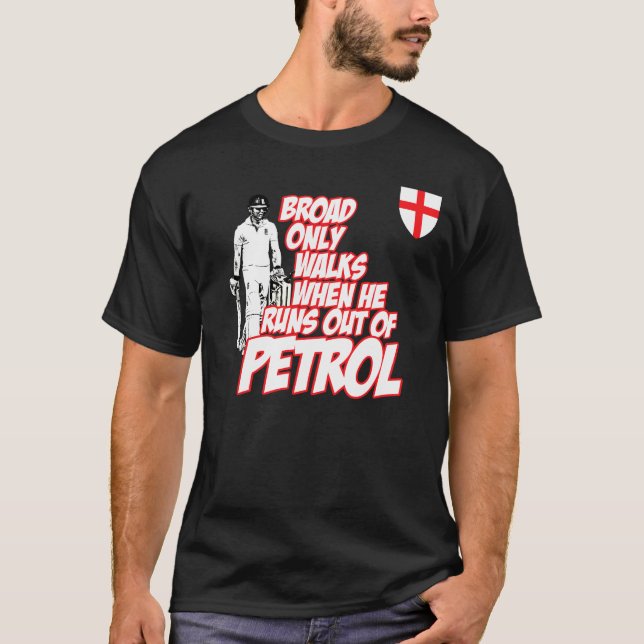Breites England Kricket Stuarts T-Shirt (Vorderseite)