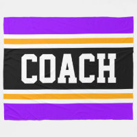 Breites Leichtathletikspiel Lila Black COACH Racin