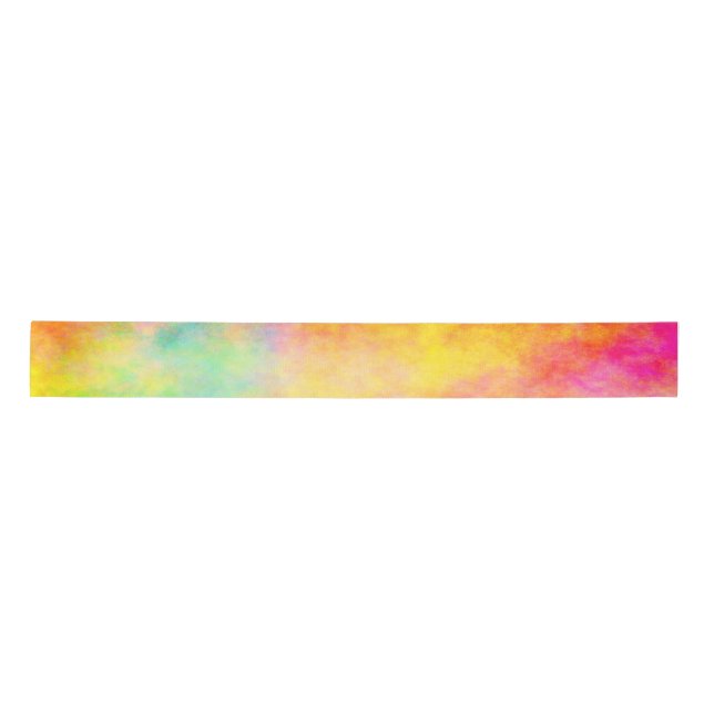 Breites Satin-Band, 2-Yard-Spool-Rainbow-Farben Satinband (Vorderseite)