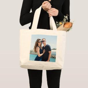 BREITKUPLE HINZUFÜGEN VON FOTO CUSTOM-TASCHE JUMBO STOFFBEUTEL